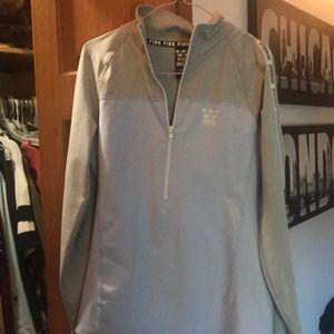 Pink quarter zip